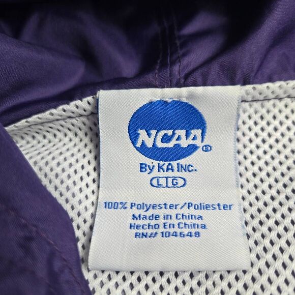 NCAA LSU Tigers Jacket Windbreaker with Hood L - Picture 6 of 7
